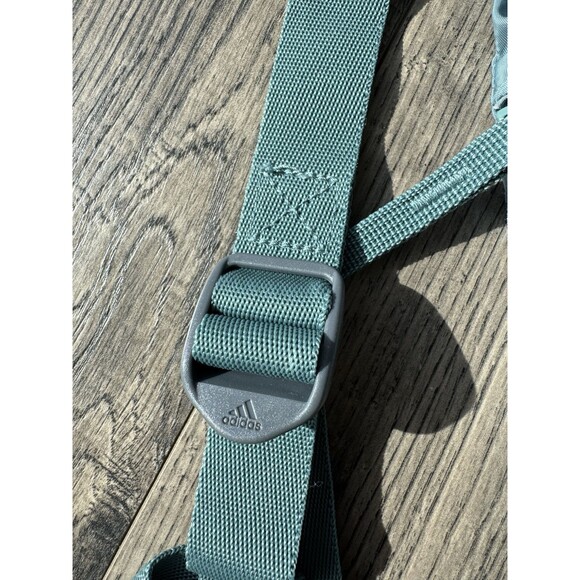 Adidas Amplifer Blocked Backpack Sack Bag Three Stripe Life Teal Blue School - Picture 4 of 9